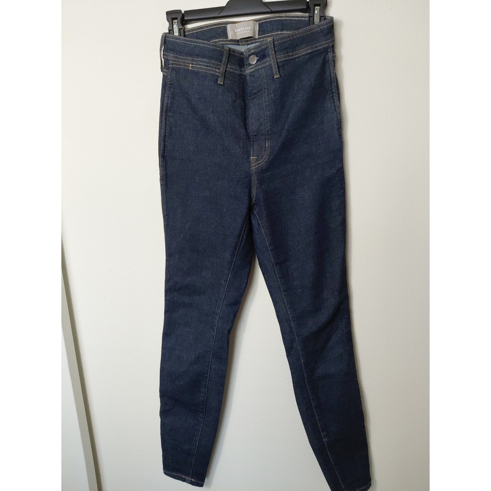 EVERLANE The Way High Skinny‎ Dark Clean Front Classic Jeans Sz 27 Regular NWOT